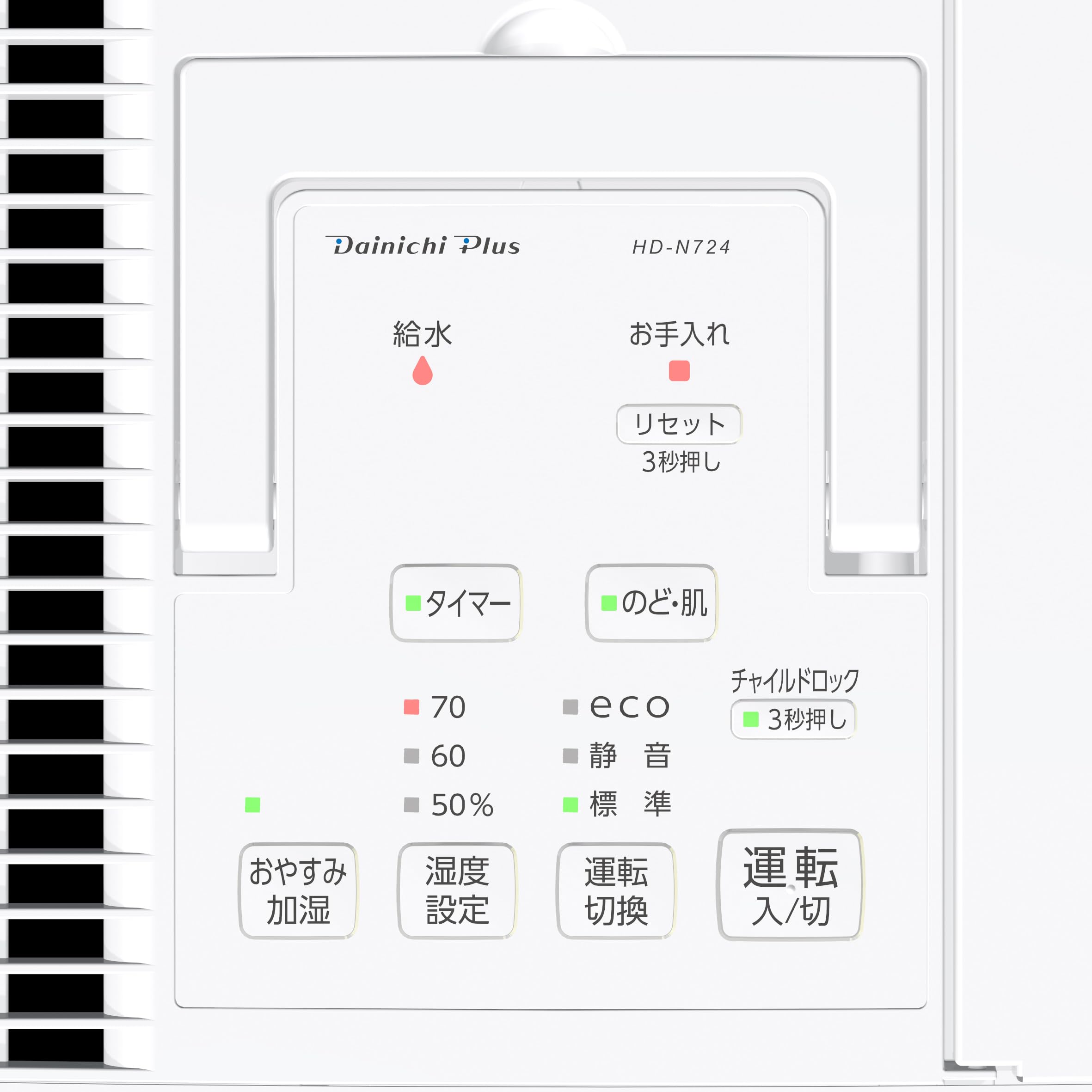 Amazon.co.jp: ダイニチ (Dainichi) 加湿器 HD-N724-W タンク容量4.7L